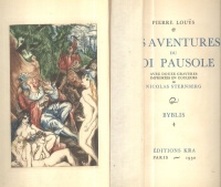 Louys, Pierre : Les aventures du roi Pausole
