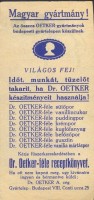 0210. Dr. Oetker sütőpor. 