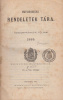 Magyarországi rendeletek tára 1889. II. kötet.