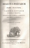 Gatti, Josephus - Lánghy, Stephano : Delectus Poetarum I-II. kötet  (egybekötve)
