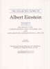 Einstein, Albert : The Collected Papers of Albert Einstein. Volume 10 - The Berlin Years: Correspondence, May-December 1920, and Supplementary Correspondence, 1909-1920.