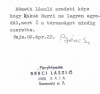 Bérci László (1907-1997) : Németh László portréja - A fotóművész által dedikált