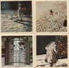Debus, Kurt H. - Jones, David M. : John F. Kennedy Space Center - Souvenir Book in beautiful natural color + Duplicated Photo Series of the Moon Landing (11 pieces.) + 3-D Postcard