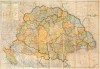 Kogutowicz Manó (Tervezte és rajzolta) : Magyarország közigazgatási térképe 1918-ban, az 1942. évi határokkal