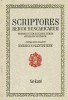 Szentpétery Imre : Scriptores rerum hungaricarum I-II. /Reprint kiadás/