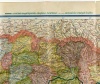 KOGUTOWICZ Manó : Magyarország közigazgatási térképe. Az entente megállapította ideiglenes határvonal, szomszédos országok határa.