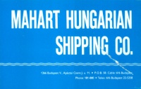 MAHART Hungarian Shipping Co. [MAHART Magyar Hajózási Rt. cégismertető kiadvány angol nyelven]