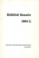Fuchs Lívia (szerk.) : Külföldi Szemle1984/2.  (Szemelvények a külföldi szaksajtóból.) [Táncművészet]