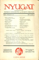 Móricz Zsigmond - Babits Mihály (szerk.) : Nyugat XXIV. évfolyam 1. sz. 1931. - Ujévi szám
