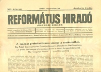 Református Hiradó (Egyházi Hiradó) - Jamboree kiadás. XII. évf. 1933 augusztus hó