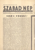 Szabad Nép, 1956. október 6. - Soha többé !  [Rajk László és társai temetése]