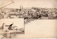 Wiener neustadt - Original-Tuschezeichnung