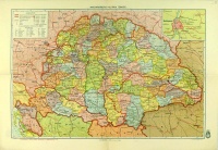 M. kir. Honvéd Térképészeti Intézet : Magyarország politikai térképe [1943.]