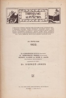 Vigyázó János - Hensch Aladár (szerk.) : Turistaság és Alpinizmus. 1922-1923. évf.