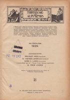 Reichart Géza - Vigyázó János - Horn K. Lajos (szerk.) : Turistaság és Alpinizmus. 1929. évf.