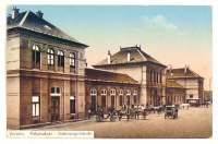 VERSECZ. Pályaudvar. Vasút. - Stationsgebaude. (1915)