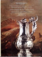 Sotheby's - Importante orfèvrerie provenant de la collection Arturo Lopez-Willshaw. Monaco, 1992.