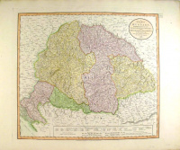 Cary, John : A NEW MAP OF HUNGARY [Magyarország térképe, 1799.] - with its divisions into gespanchafts or Counties...