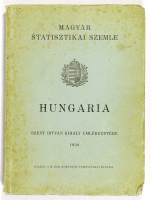 Magyar Statisztikai Szemle. Hungaria. Szent István király emlékezetére, 1938. 