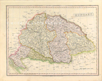Magyarország térképe 1816. 