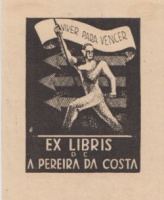 Ex Libris de a Pereira da Costa