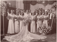 Dallos - Szegváry esküvőn 1935. IX. 14. [Fotó]