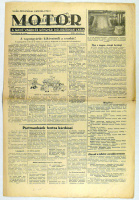 Motor - A Ganz Vagon és Gépgyár dolgozóinak lapja. (1956. márc. 2.)