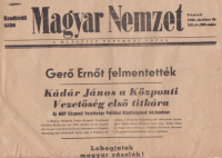 Magyar Nemzet 1956. október 26. - Rendkívüli szám
