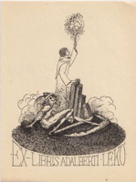 Aiglon [Sassy Attila] (1880 - 1967) : Ex-libris Adalberti Lékó