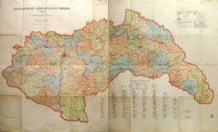 Magyarország közigazgatási térképe. Lezárva: 1943. július 31.