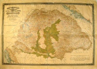 Németh Vilmos : Magyarország hegy-, sik- és vizrajzi viszonyainak átnézeti térképe