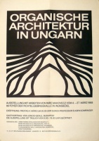 Organische Architektur in Ungarn - Ausstellung mit Arbeiten von Imre Makovecz ... 1988 Wunsiedel