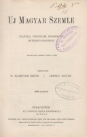 Blaskovich Sándor - Ambrus Zoltán (szerk.) : Uj Magyar Szemle 1900. 7-9 (egybekötve)