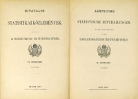 Hivatalos Statistikai Közlemények – Az 1869/70-dik népszámlálás végeredményei. IV. évf. IV. füz.
