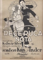 Rév István Árpád (graf.) : Receruca nóta  [Kottafüzet litografált címlappal]