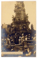 [Budapest]. Károly király és Zita királyné koronázása. [fotólap, 1916] 