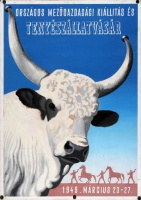 Vajda Lajos (graf.) : Országos Mezőgazdasági és Tenyészállatvásár. 1949. március 23-27. [Plakátterv - Poster plan]