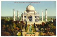 TAJ MAHAL, Agra. - Vino di China ferruginoso SERRAVALLO. [ca. 1910] 