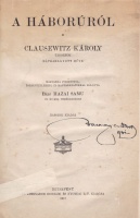 Clausewitz, Károly : A háborúról