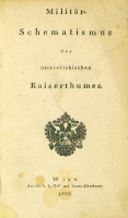 Militär-Schematismus des österreichischen Kaiserthumes. 1836.