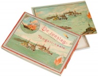 De zeeslag - Tengeri csata [Társasjáték, 1900 körül] 