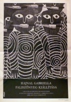 Lengyel Sándor (graf.) : Hajnal Gabriella faliszőnyeg kiállítása. 1969. 