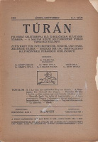 Túrán. 1918. 6-7. szám - Folyóirat keleteurópai, elő- és belsőázsiai kutatások számára