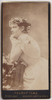Pálmay Ilka (sz. Petráss Ilona, 1859-1945)  színésznő portréja.