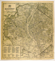 Plan of BUDAPEST Capital of Hungary