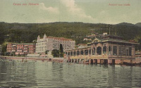 Gruss aus Abbazia [Opatija] - Ansicht vom Süden