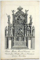 Altare Beatae Mariae Virginis in Opido Znyo-Varallya Dioecesis Neosoliensis Comitatus Thúróczensis.