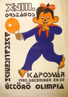 XVIII. Asztalitenisz Úttörő [Moncsicsi] Olimpia - Kaposvár, 1982. 