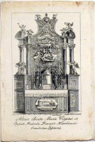 Altare Beatae Mariae Virginis in Opido Radván Dioecesis Neosoliensis Comitatus Zoliensis.