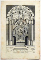 Altare B. Mariae Virg.in in Ecclesia Gyüd, Comitatu Baranya, Dioecesi Quinque Wccles. 1825. .